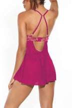 Babydoll & Thong Pink/Rose Gold