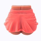 Chanelle Heart Mini Skirt Pussy & Anus Masturbator