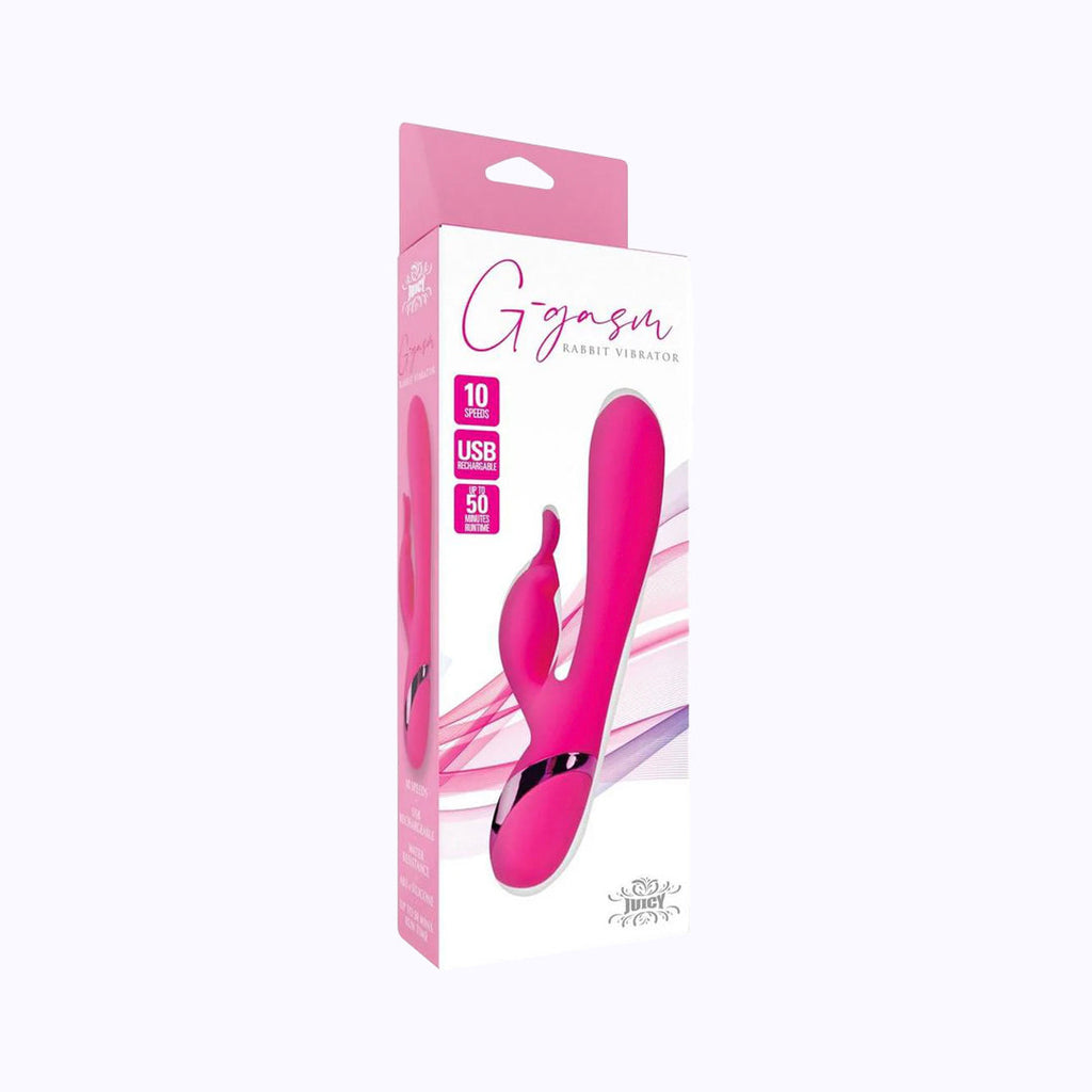 Juicy G-Gasm Rabbit Stimulator Rechargeable Rabbit Vibrator