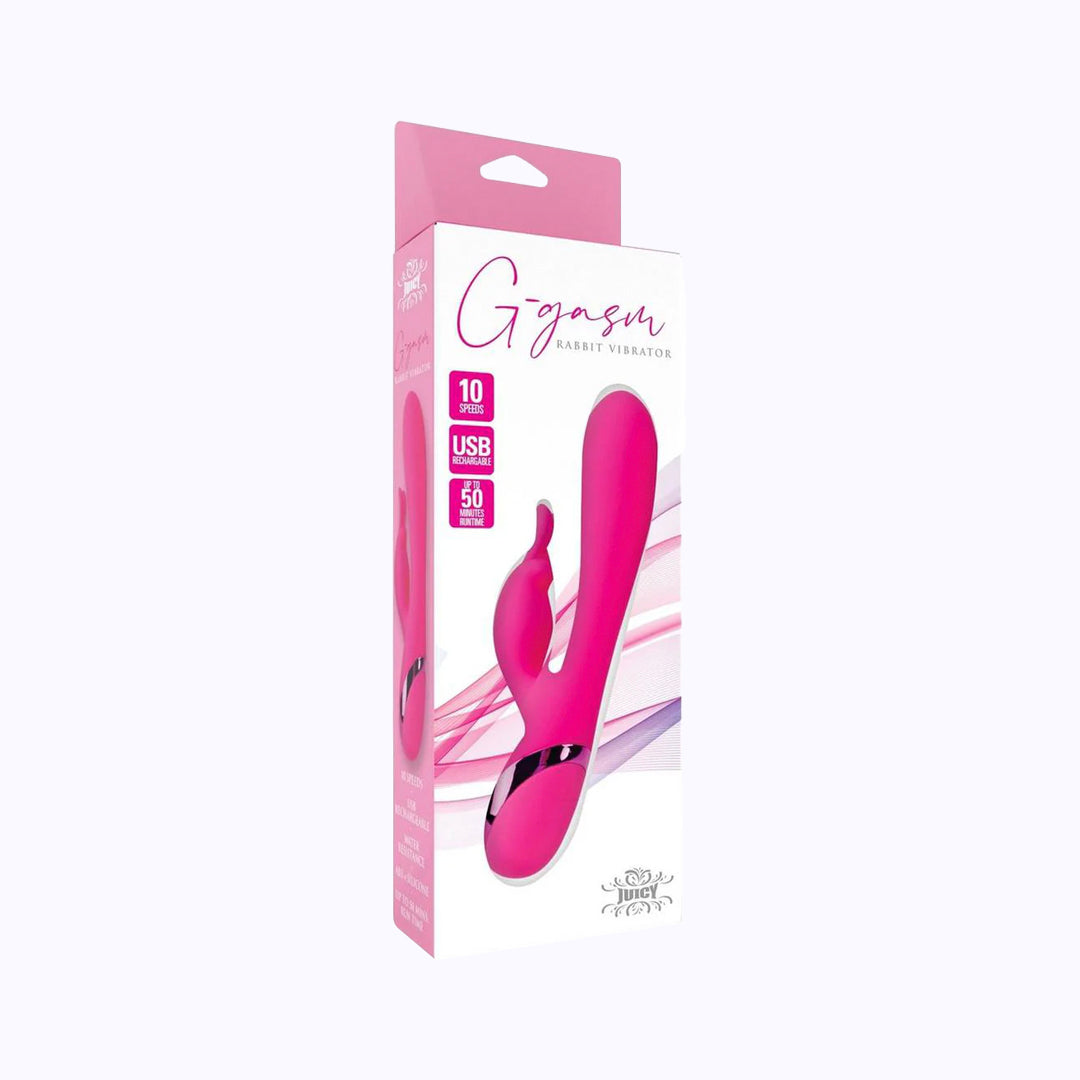 Juicy G-Gasm Rabbit Stimulator Rechargeable Rabbit Vibrator