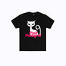 Short Sleeve T-Shirt - White On Black