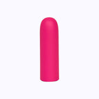 Silicone Bullet Rechargeable Vibrator - Pink