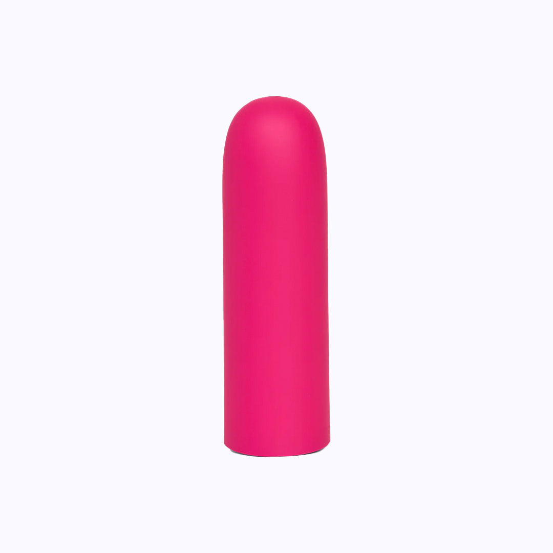 Silicone Bullet Rechargeable Vibrator - Pink
